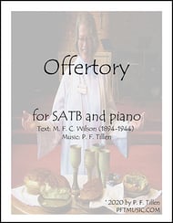 Offertory SATB choral sheet music cover Thumbnail